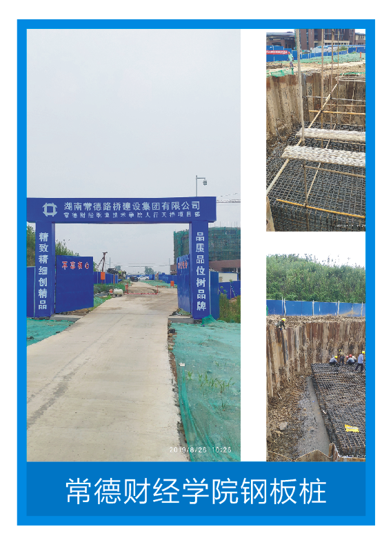 常德财经学院钢板桩